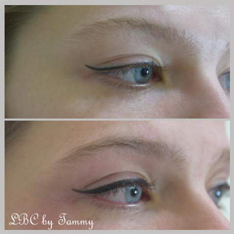 Permanent Eyeliner Winged pictures Madison WI